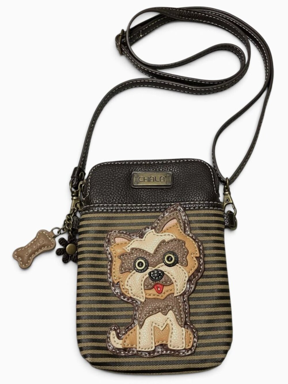 Chala Crossbody Yorkie Purse Bag Convertible Phone Bag Yorkshire Terrier